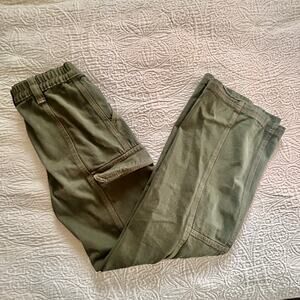 Pacsun XS  Pacsun Olive Low Rise Puddle Cargo Jeans